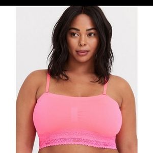 NEW Torrid Seamless Hot Pink Bralette